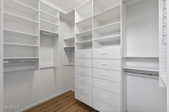 Notice all of the organized storage.