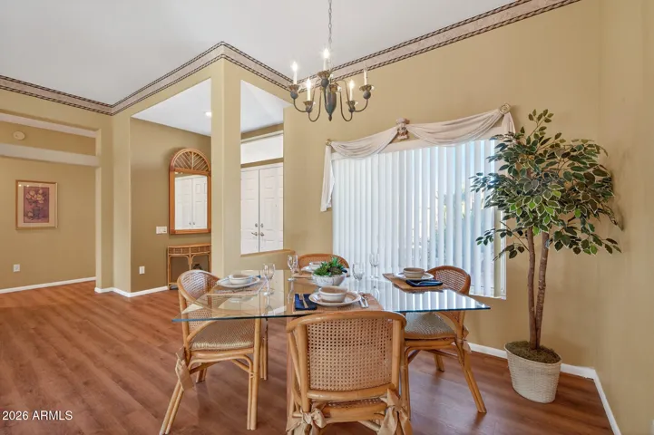 Enjoy a relaxed meal with friends in the dining area.