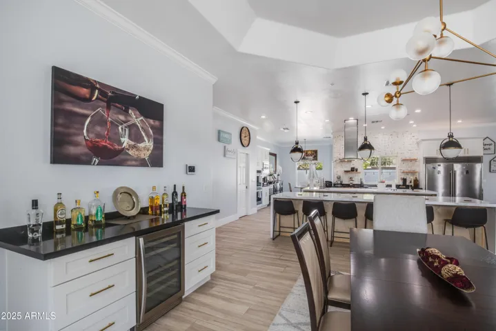 Build in Fridge in Dinning Room