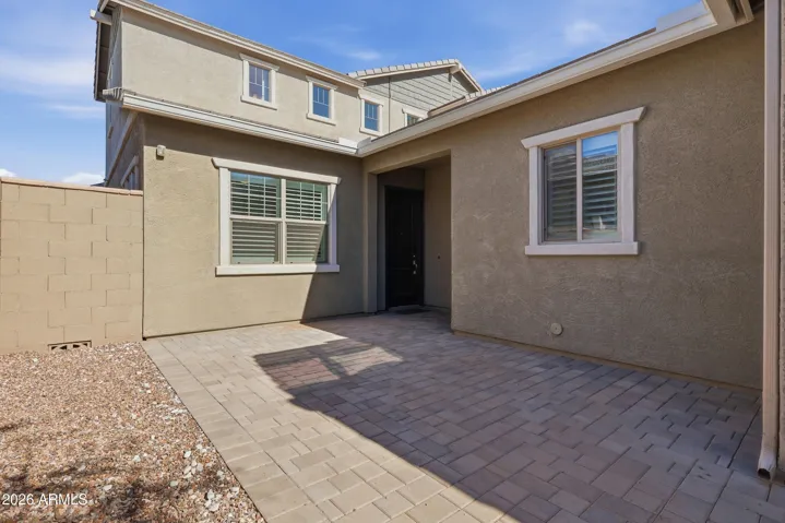 2 front entrances. Mainh door and casita