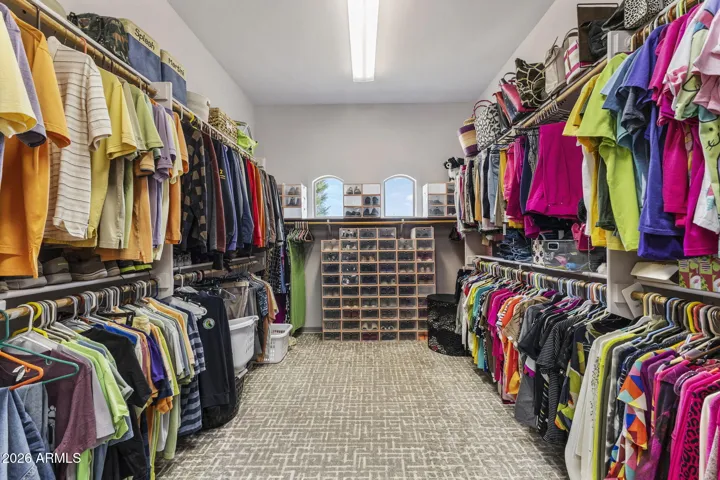 Very generous primary closet