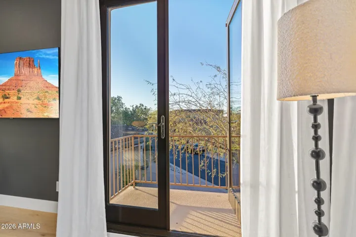 Balcony in the upstairs junior suite