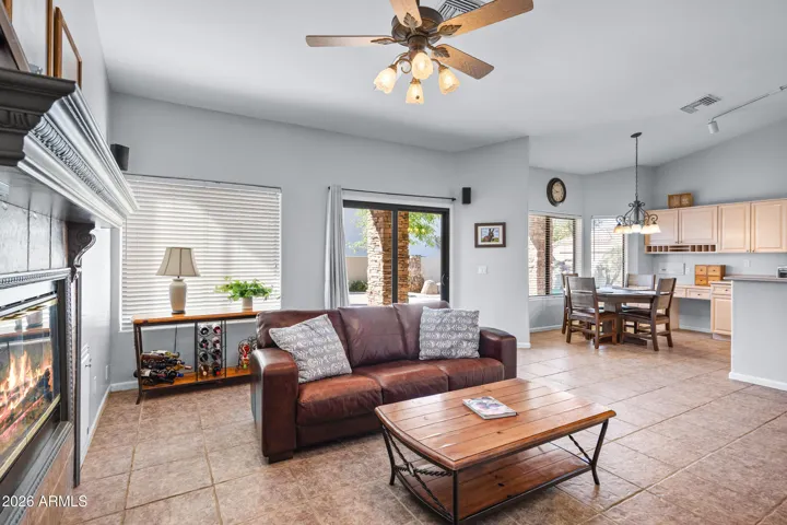 Soaring vaulted ceilings!