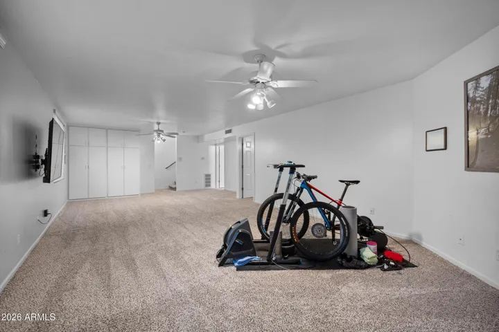 Makes a great guest quarters, teenager wing, home gym or home office; so many options for this space!