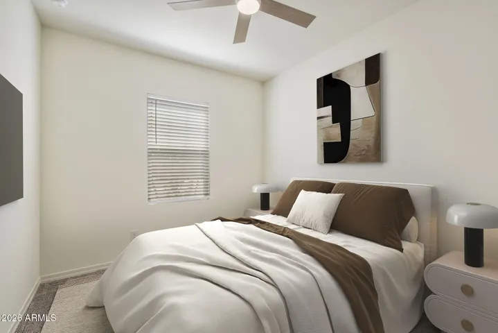 VIRTUALLY STAGED BEDROOM 2