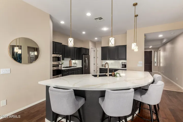 Large and open kitchen