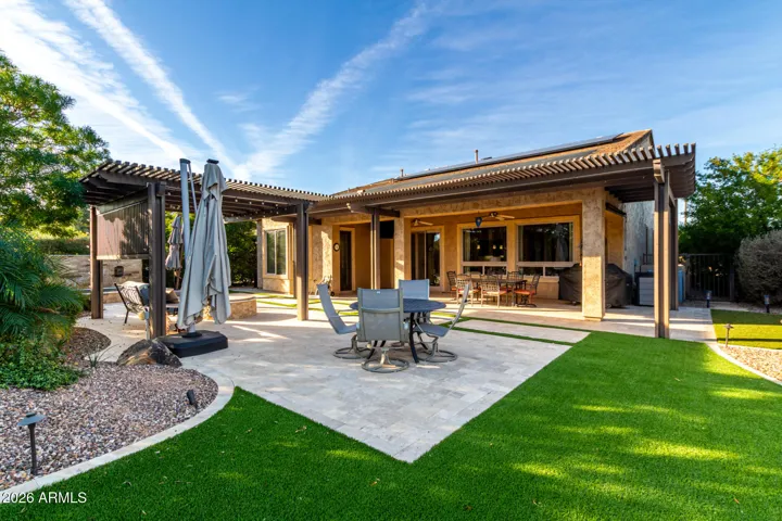 back of the home
