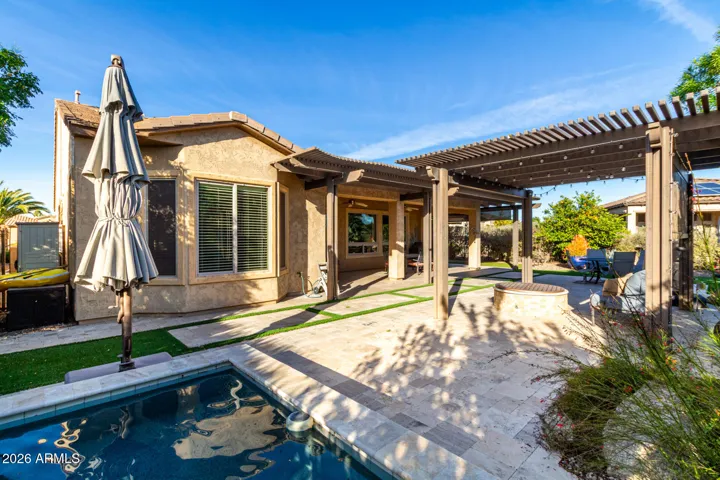 Beautiful backyard