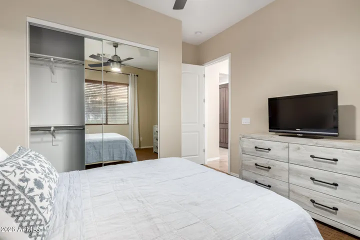 3rd Bedroom with full bed and dresser