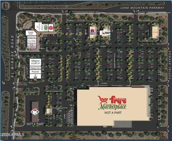 nearby shopping including Fry's and Safeway