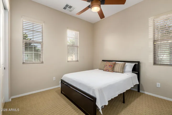 2nd Bedroom with Queen Bed and dresser