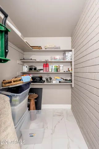 HUGE Inside storage/pantry