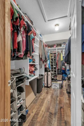 MH-Walk-in closet with organizer.