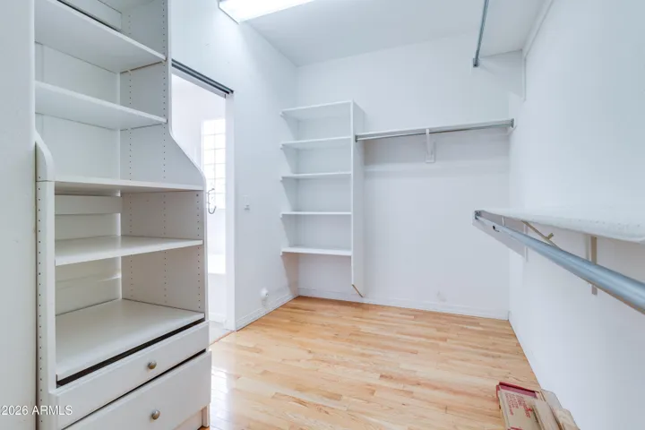 PRIMARY WALK IN CLOSET
