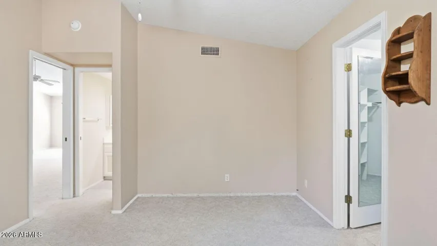 Entry to the en-suite primary bedroom.