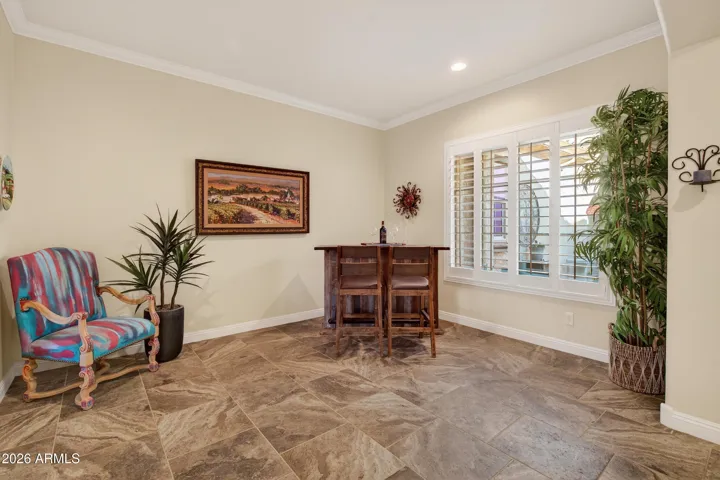Great space for a pool table, flex space, sitting area or a formal dining room
