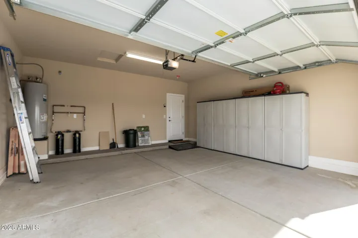 2-Car Garage with Cabinets!