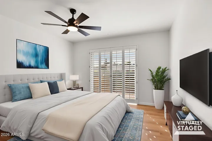 Staged, Large 2nd Bedroom!