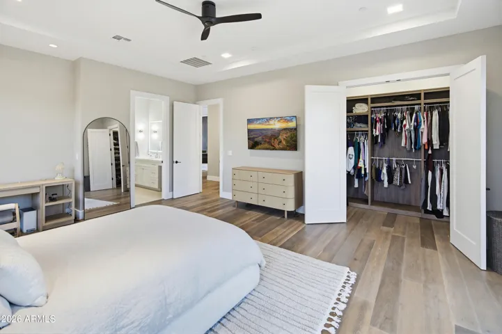 Guest bedroom 1 with walk in closet