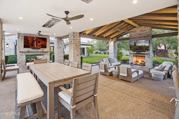 Outside living/dining/kitchen