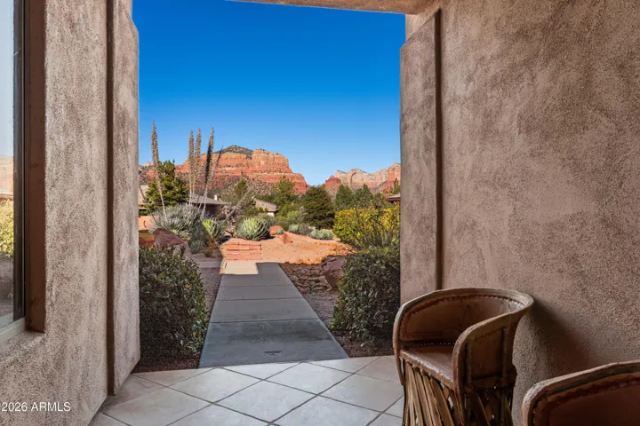 View from front door