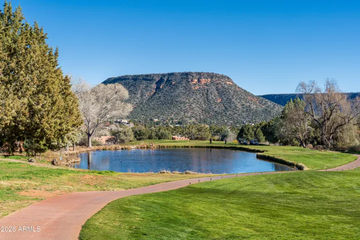 Lake on 5th hole