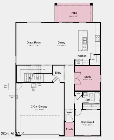 Additional Highlights Include: 6x36 tile flooring throughout common areas, GE appliances, 36" upper cabinets, study, and pendant light prewires.