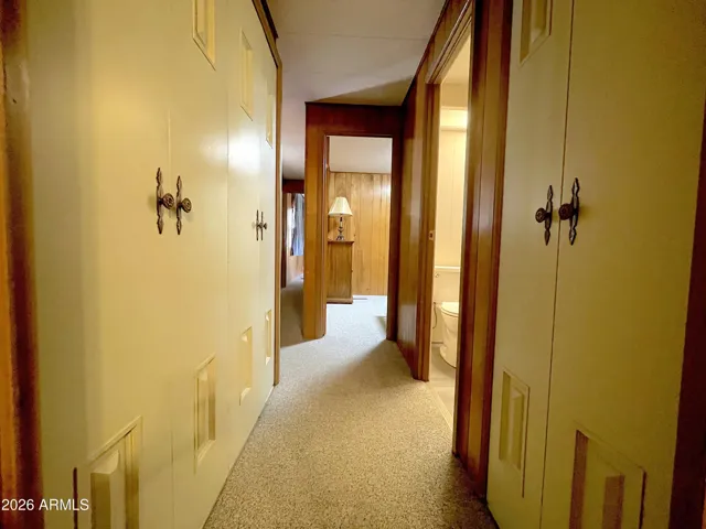 Hallway from living room to bedrooms