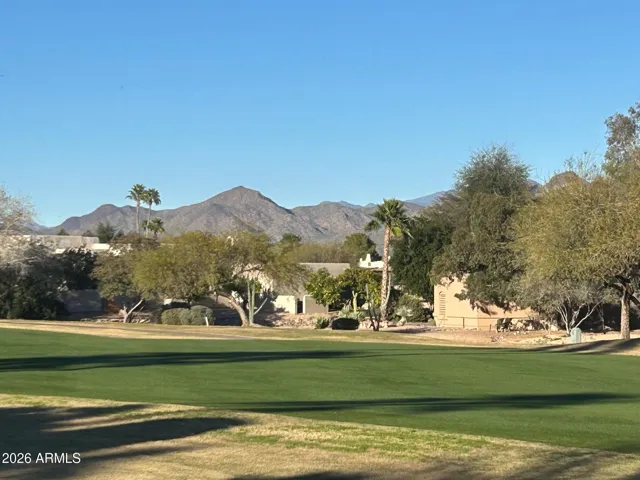 Gorgeous wide open view overlooking the Par 5 #4 on White Wing golf course.