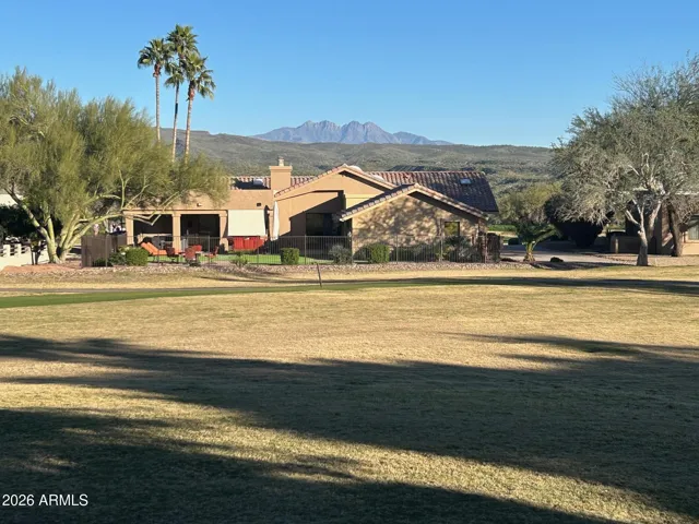 Magnificent view of Four Peaks from your back patio!!