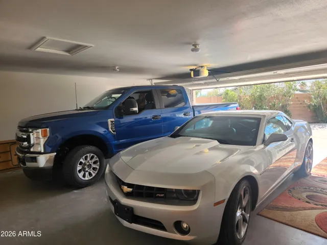 Lots of room in this oversized garage