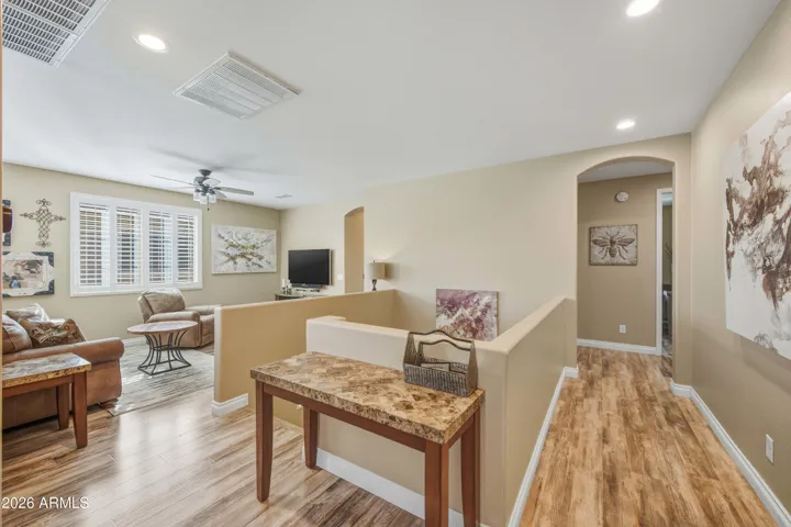 upstairs hall and loft