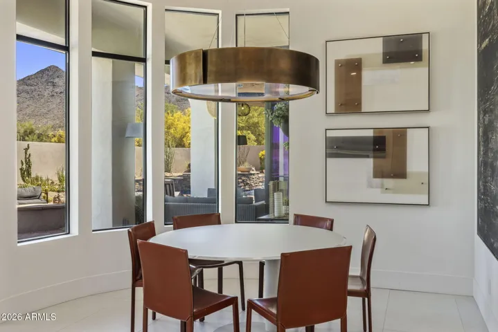Framed by gorgeous mountain views