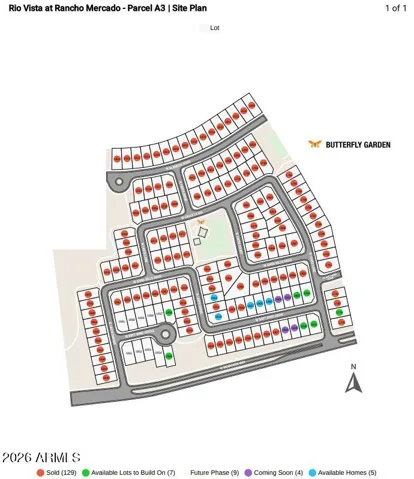 Rio Vista at Rancho Mercado Site Map