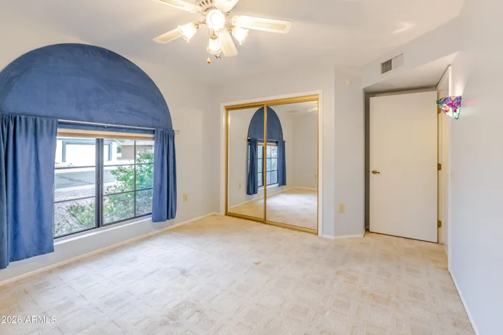 The guest bedroom.