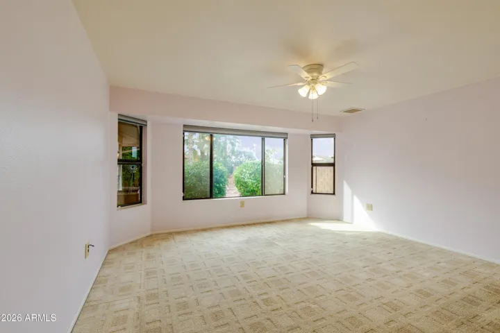 The master bedroom.