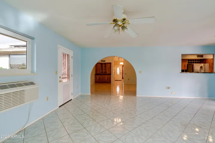 The huge bonus room.