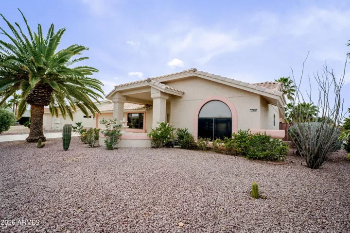 The front of the home.