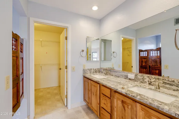 The master bathroom.