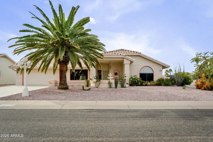 The front of the home.