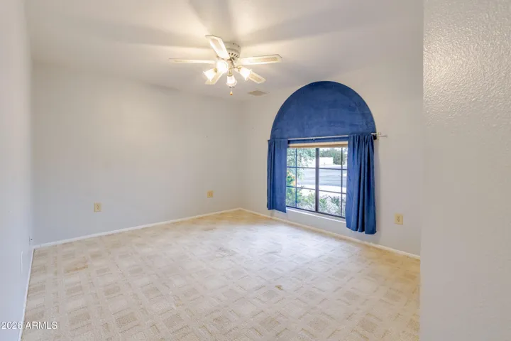 The guest bedroom.
