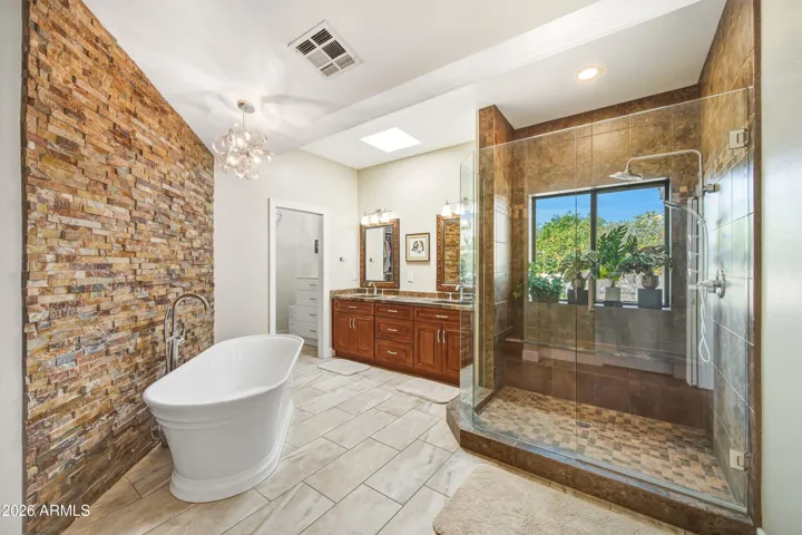 Remodeled primary bathroom