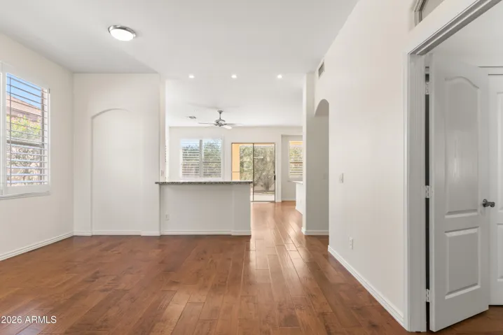 Looking from front door into Great Room