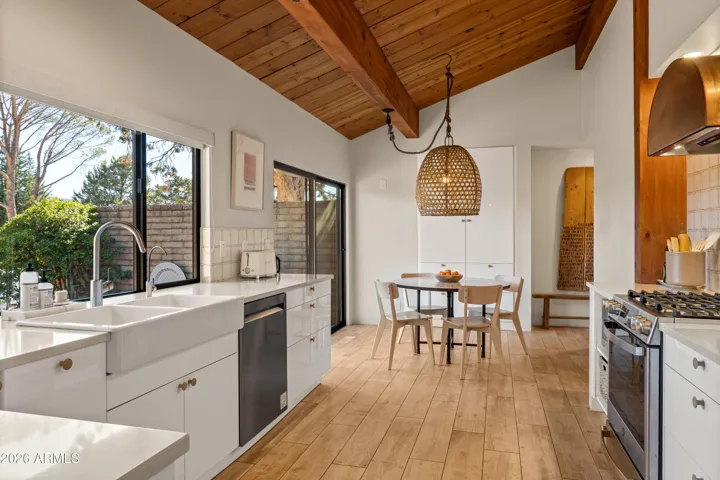 Simplicity meets functionality in the updated kitchen.