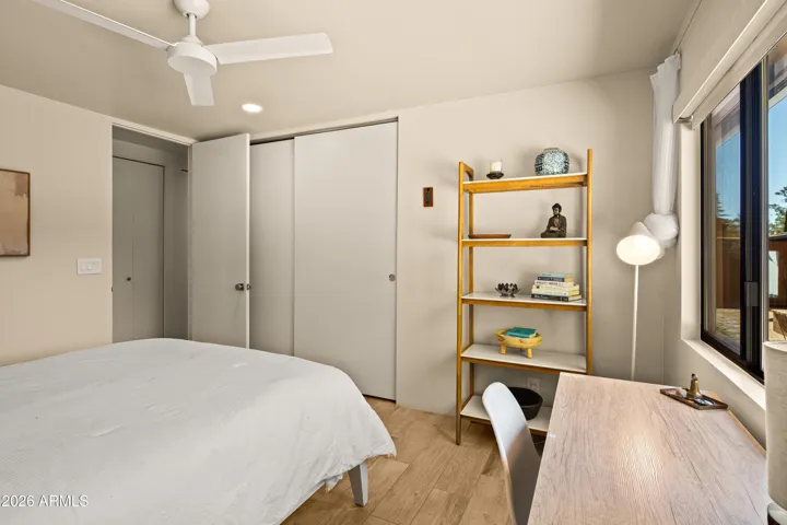 Ample closet space.