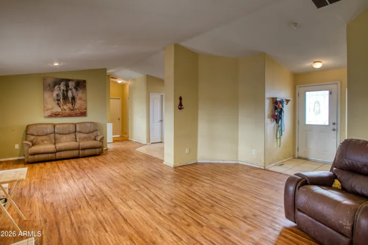 Entry and living room view