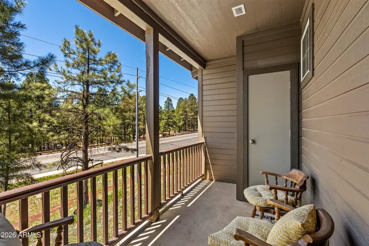 Ground level. Master room covered patio