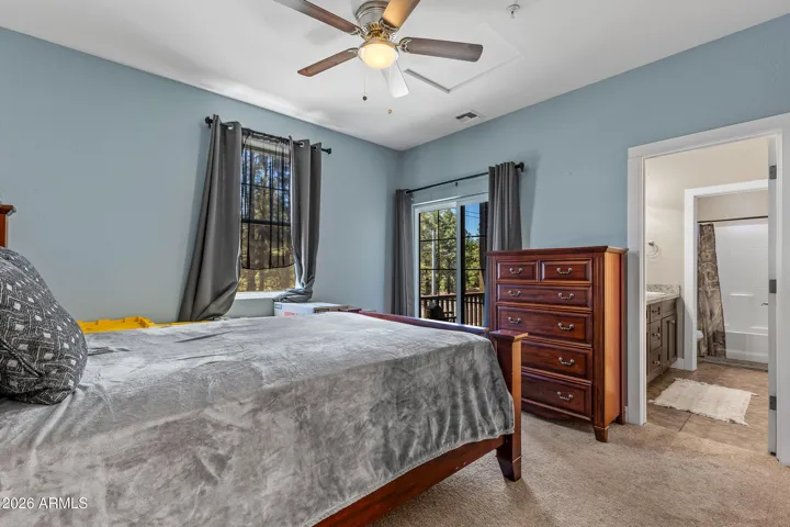 Ground level master bedroom