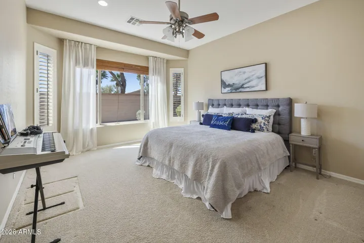 Den is made into an additional guest bedroom