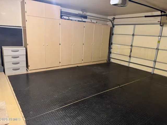 Plenty of Extra Storage in the Garage.